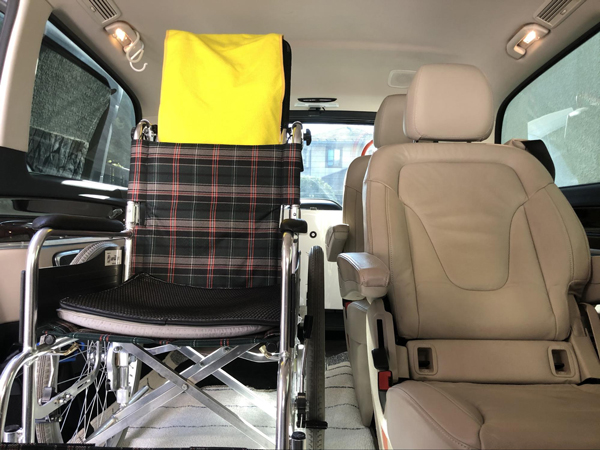 Inside the vehicle