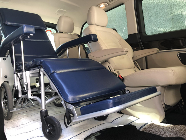 Inside the vehicle