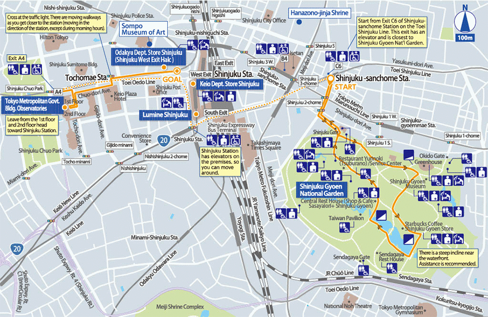 Shinjuku Detailed Map