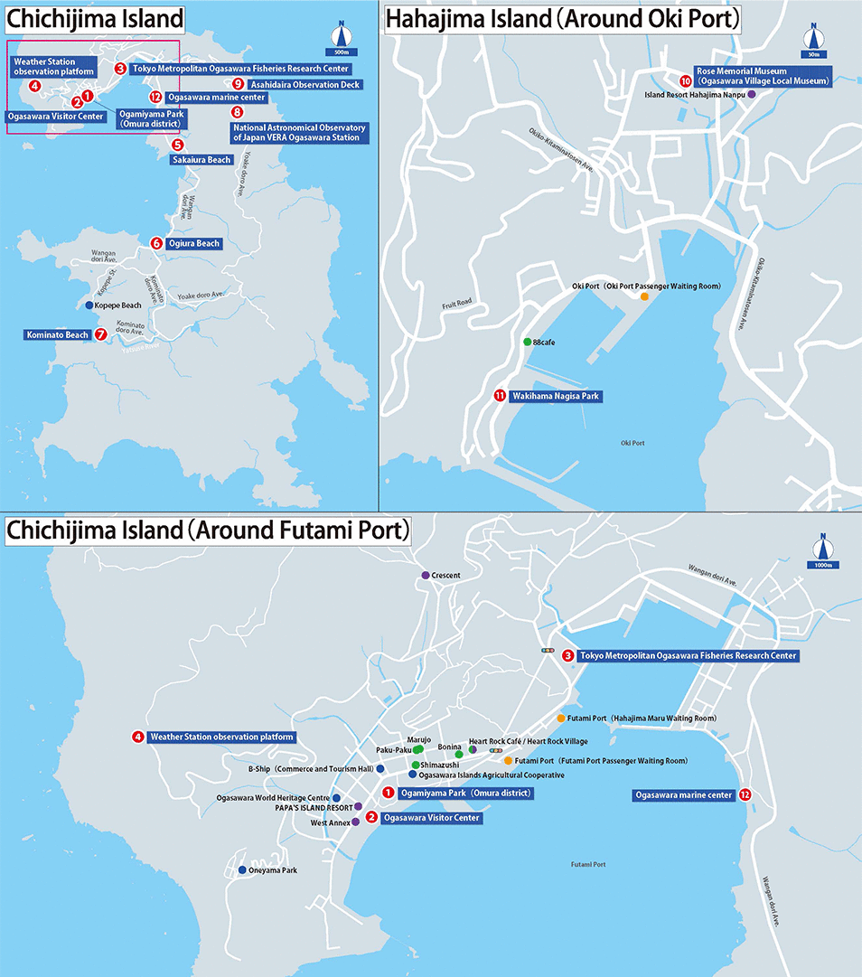 Ogasawara Islands Datailed Map1