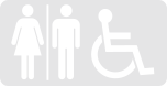 車いすのまま入れるトイレなし