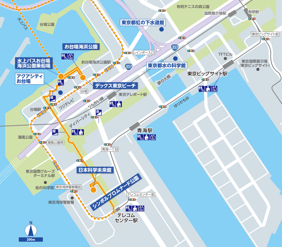 お台場 詳細マップ1