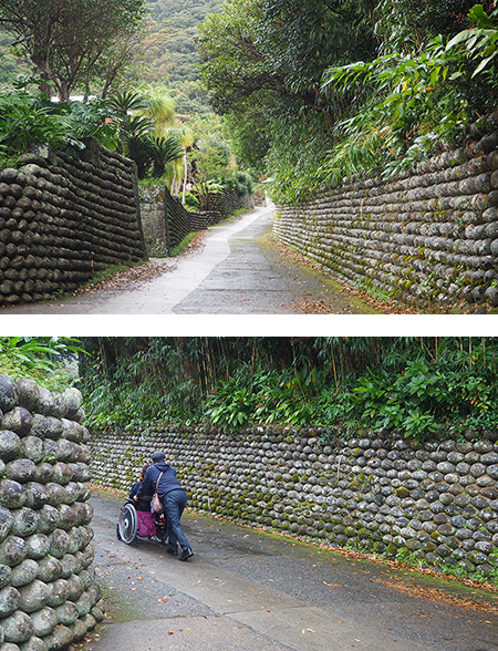 大里の玉石垣